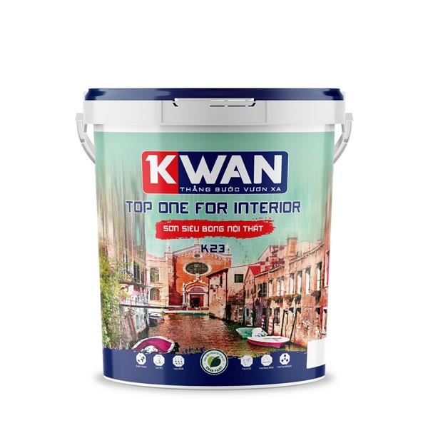 Sơn Siêu bóng nội thất - KWAN TOP ONE FOR INTERIOR - K23